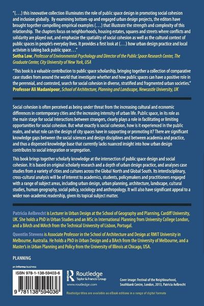Produktbild: Public Space Design and Social Cohesion