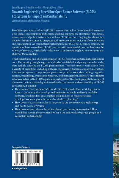 Produktbild: Towards Engineering Free/Libre Open Source Software (FLOSS) Ecosystems for Impact and Sustainability