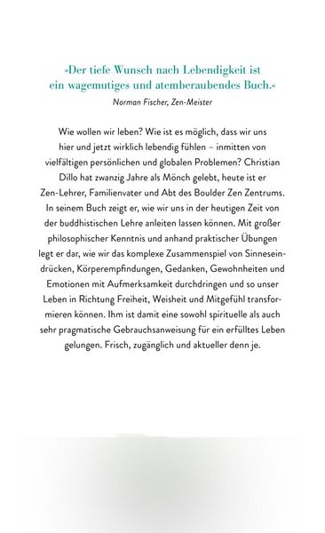 Produktbild: Der tiefe Wunsch nach Lebendigkeit
