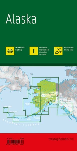 Produktbild: freytag & berndt Stra&szlig;enkarte Alaska 1:1,5 Mio.