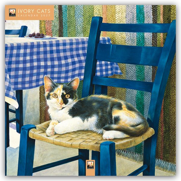 Produktbild: Ivory Cats &ndash; Lesley Anne Ivorys Katzen 2027 &ndash; Original Flame Tree Publishing-Kalender [Kalender]