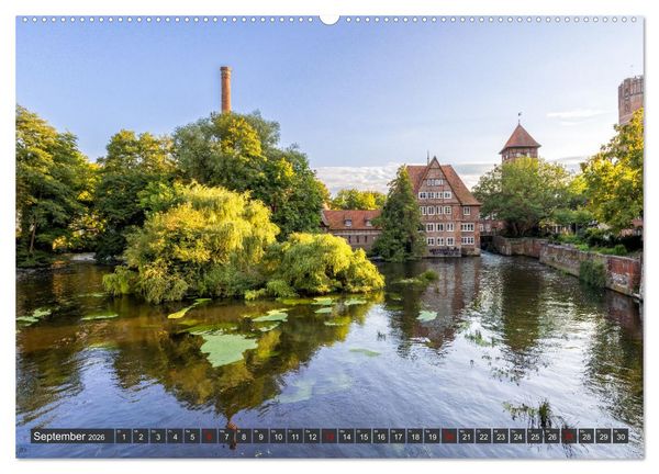 Produktbild: L&uuml;neburg - Die Salz- und Hansestadt (hochwertiger Premium Wandkalender 2026 DIN A2 quer), Kunstdruck in Hochglanz