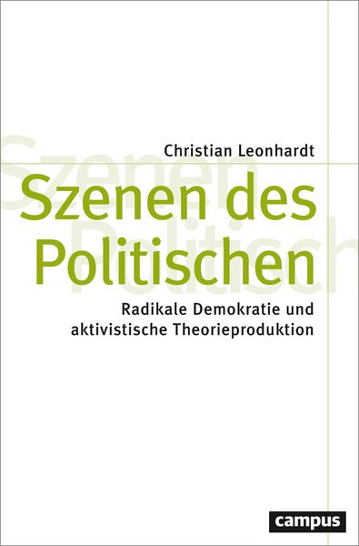 Produktbild: Szenen des Politischen
