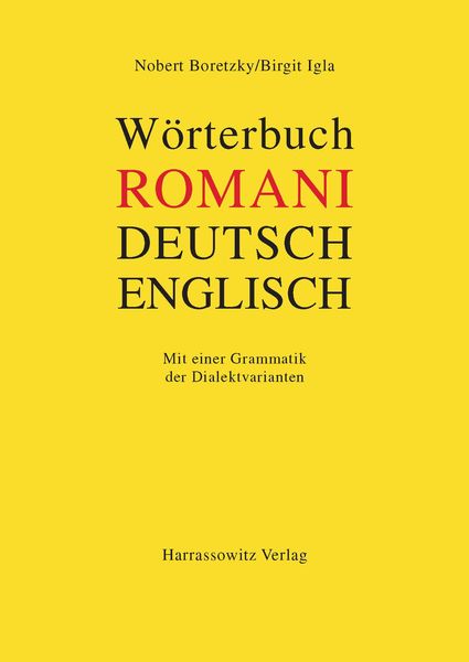 Produktbild: W&ouml;rterbuch Romani - Deutsch - Englisch f&uuml;r den s&uuml;dosteurop&auml;ischen Raum