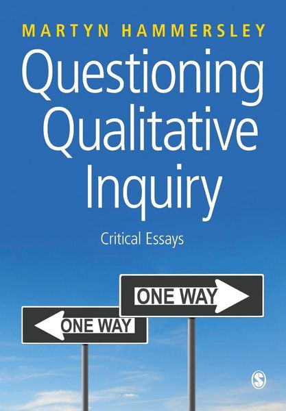 Produktbild: Questioning Qualitative Inquiry