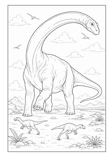 Produktbild: Dinosaurier Malbuch f&uuml;r Kinder von 6-10 Jahren mit 70 starken Ausmalmotiven