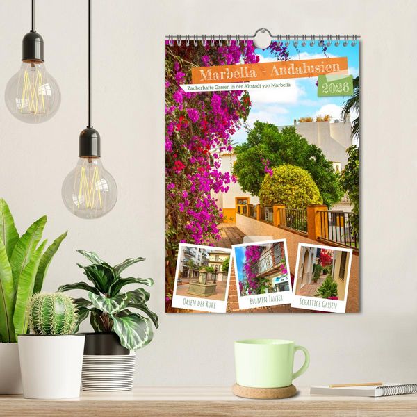 Produktbild: Marbella - Andalusien (Wandkalender 2026 DIN A4 hoch), CALVENDO Monatskalender