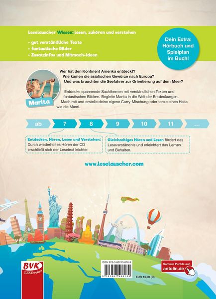 Produktbild: Leselauscher Wissen: Die Entdeckung der Welt (inkl. CD)