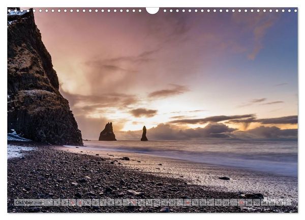 Produktbild: Island im Winter (Wandkalender 2026 DIN A3 quer), CALVENDO Monatskalender