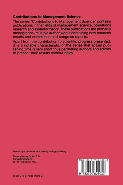 Produktbild: Operations Research Models in Quantitative Finance
