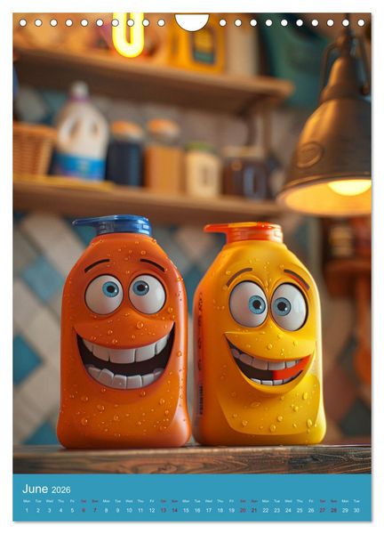 Produktbild: A Lot of Fun at home (Wall Calendar 2026 DIN A4 portrait), CALVENDO 12 Month Wall Calendar