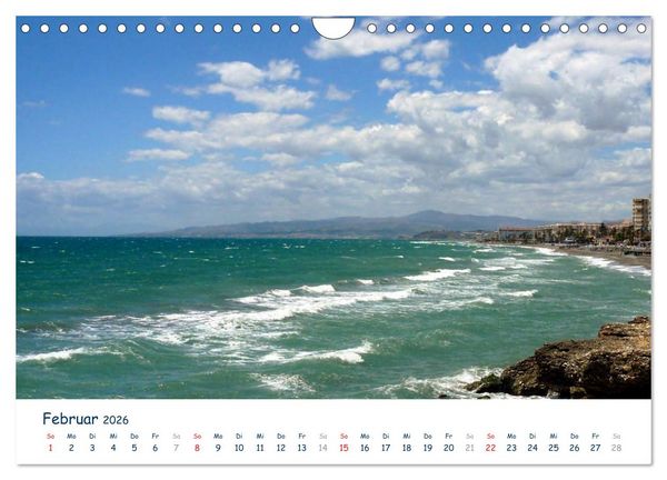 Produktbild: COSTA DEL SOL - Wellenspiel (Wandkalender 2026 DIN A4 quer), CALVENDO Monatskalender