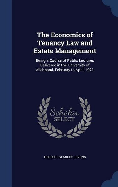 Produktbild: The Economics of Tenancy Law and Estate Management