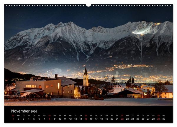 Produktbild: Innsbruck - Capital of the Alps (Wandkalender 2026 DIN A2 quer), CALVENDO Monatskalender