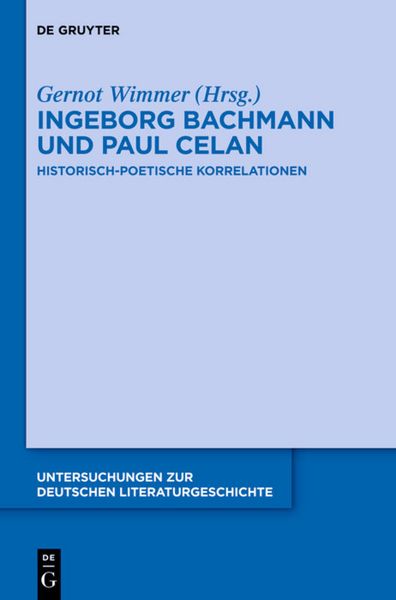 Ingeborg Bachmann und Paul Celan, Taschenbuch von , De Gruyter, 9783110553581