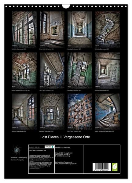 Produktbild: Lost Places II, Vergessene Orte (Wandkalender 2026 DIN A3 hoch), CALVENDO Monatskalender