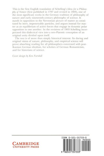 Produktbild: Ideas for a Philosophy of Nature