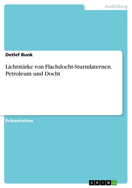 Produktbild: Lichtst&auml;rke von Flachdocht-Sturmlaternen. Petroleum und Docht