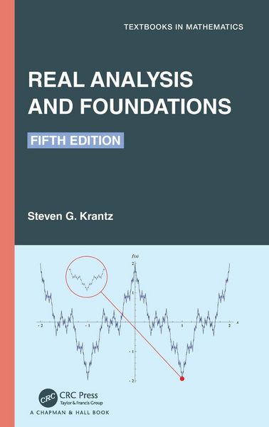 Produktbild: Real Analysis and Foundations