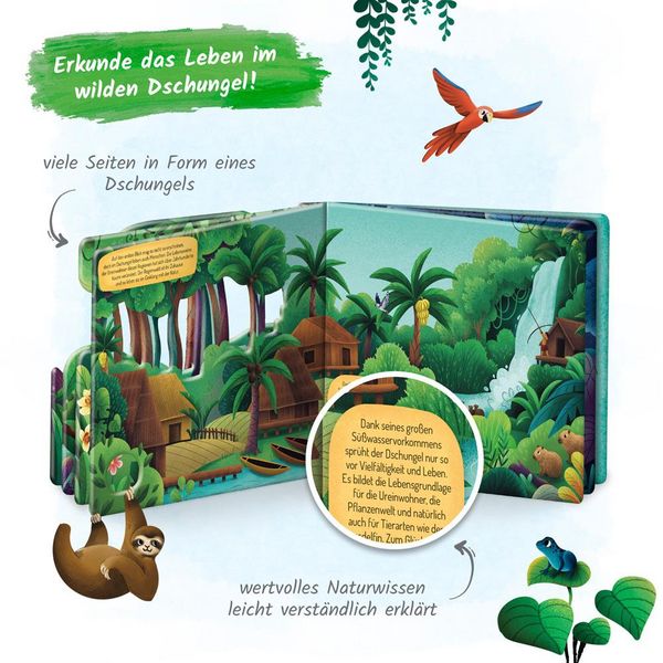 Produktbild: Tr&ouml;tsch Fensterbuch Im Dschungel