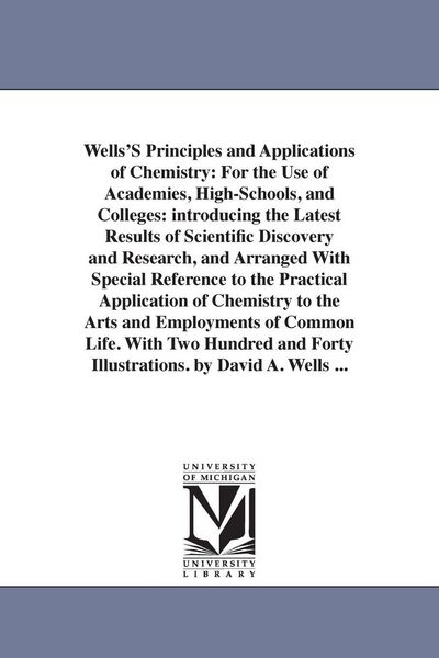 Produktbild: Wells'S Principles and Applications of Chemistry