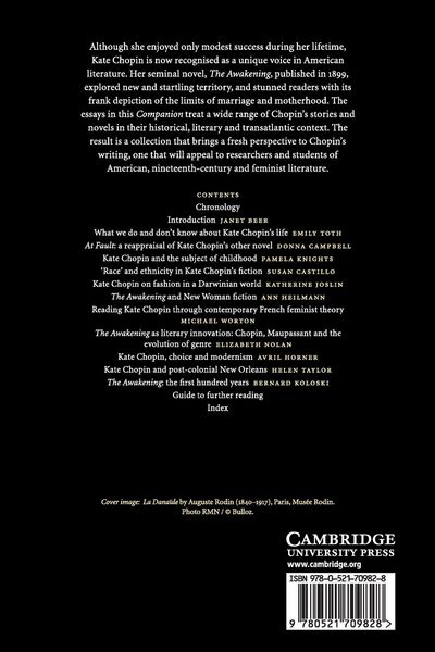 Produktbild: The Cambridge Companion to Kate Chopin