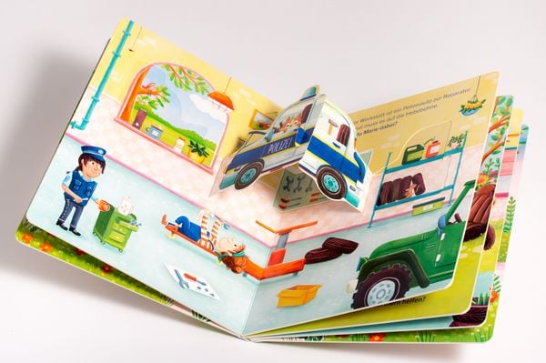 Produktbild: Mein Zauberklappen-Buch - Mach mit in der Autowerkstatt!