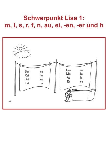 Produktbild: Lesen mit Lisa - Heft 1