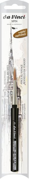 Produktbild: da Vinci Pinsel COSMOTOP-SPIN Aquarellpinsel, Serie 1573 Gr. 5, sogenannter Reisepinsel