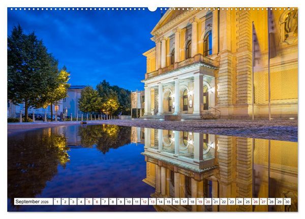 Produktbild: Halle-Saale - Meine Stadt im Spiegel (hochwertiger Premium Wandkalender 2026 DIN A2 quer), Kunstdruck in Hochglanz