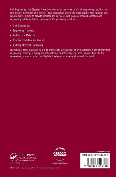 Produktbild: Civil Engineering and Disaster Prevention