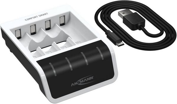 Produktbild: Ansmann Comfort Smart Rundzellen-Ladeger&auml;t NiMH Micro (AAA), Mignon (AA)