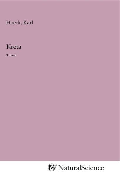Kreta, Taschenbuch von , MV-NaturalScience, 9783968789224