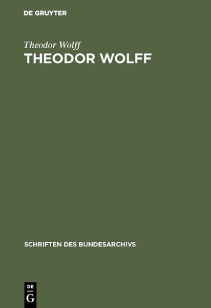 Produktbild: Theodor Wolff