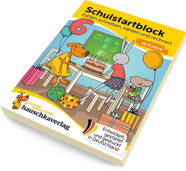 Produktbild: Schulstart-Block ab 6 Jahre &ndash; Zahlen schreiben, z&auml;hlen und rechnen