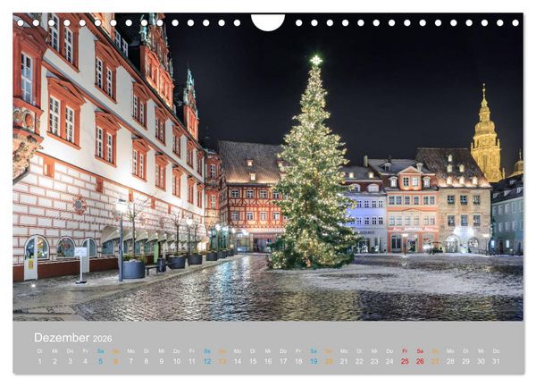 Produktbild: Coburger Land - Burgen und Schl&ouml;sser (Wandkalender 2026 DIN A4 quer), CALVENDO Monatskalender
