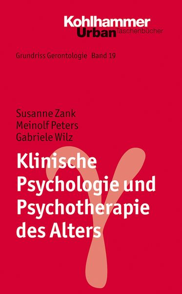 Produktbild: Klinische Psychologie und Psychotherapie des Alters