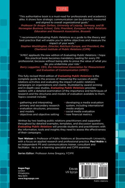 Produktbild: Evaluating Public Relations