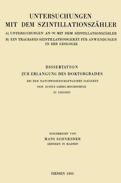 Produktbild: Dissertation zur Erlangung des Doktorgrades