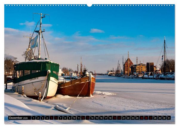Produktbild: Hansestadt Greifswald (Wandkalender 2026 DIN A2 quer), CALVENDO Monatskalender
