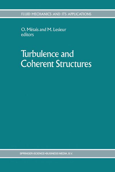 Produktbild: Turbulence and Coherent Structures