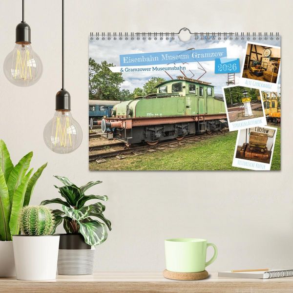 Produktbild: Eisenbahn Museum Gramzow (Wandkalender 2026 DIN A4 quer), CALVENDO Monatskalender