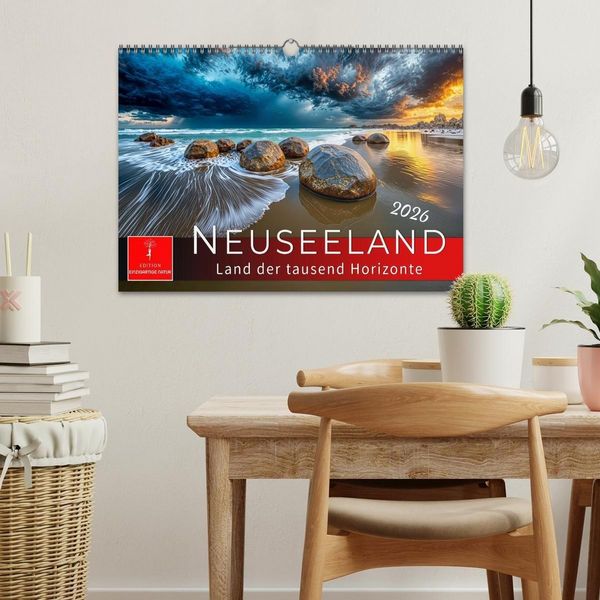 Produktbild: Neuseeland - Land der tausend Horizonte (Wandkalender 2026 DIN A3 quer), CALVENDO Monatskalender