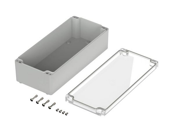 Produktbild: Bopla EUROMAS M 244 G 02244100 Industrie-Geh&auml;use 340 x 150 x 100 Polycarbonat Lichtgrau (RAL 7035) 1 St.