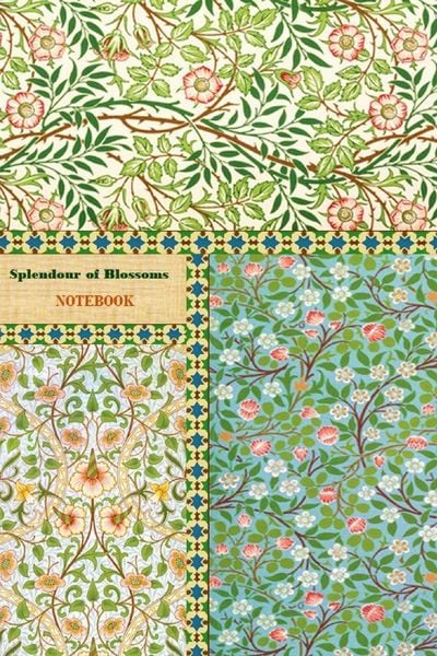 Produktbild: Splendour of Blossoms NOTEBOOK [ruled Notebook/Journal/Diary to write in, 60 sheets, Medium Size (A5) 6x9 inches]