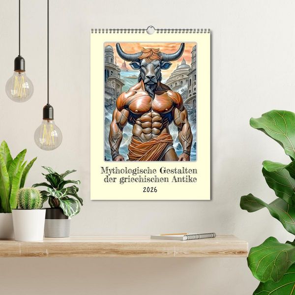 Produktbild: Mythologische Gestalten der griechischen Antike (Wandkalender 2026 DIN A3 hoch), CALVENDO Monatskalender