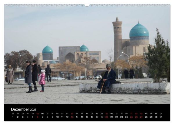 Produktbild: Usbekistan (Wandkalender 2026 DIN A2 quer), CALVENDO Monatskalender