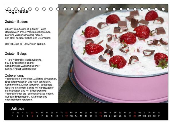 Produktbild: Lieblingsst&uuml;cke (Tischkalender 2026 DIN A5 quer), CALVENDO Monatskalender