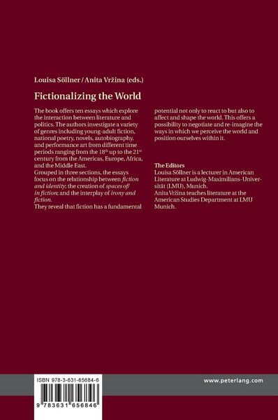 Produktbild: Fictionalizing the World