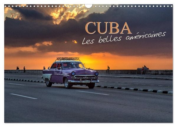 Produktbild: Cuba les belles am&eacute;ricaines (Calendrier mural 2026 DIN A3 vertical), CALVENDO calendrier mensuel